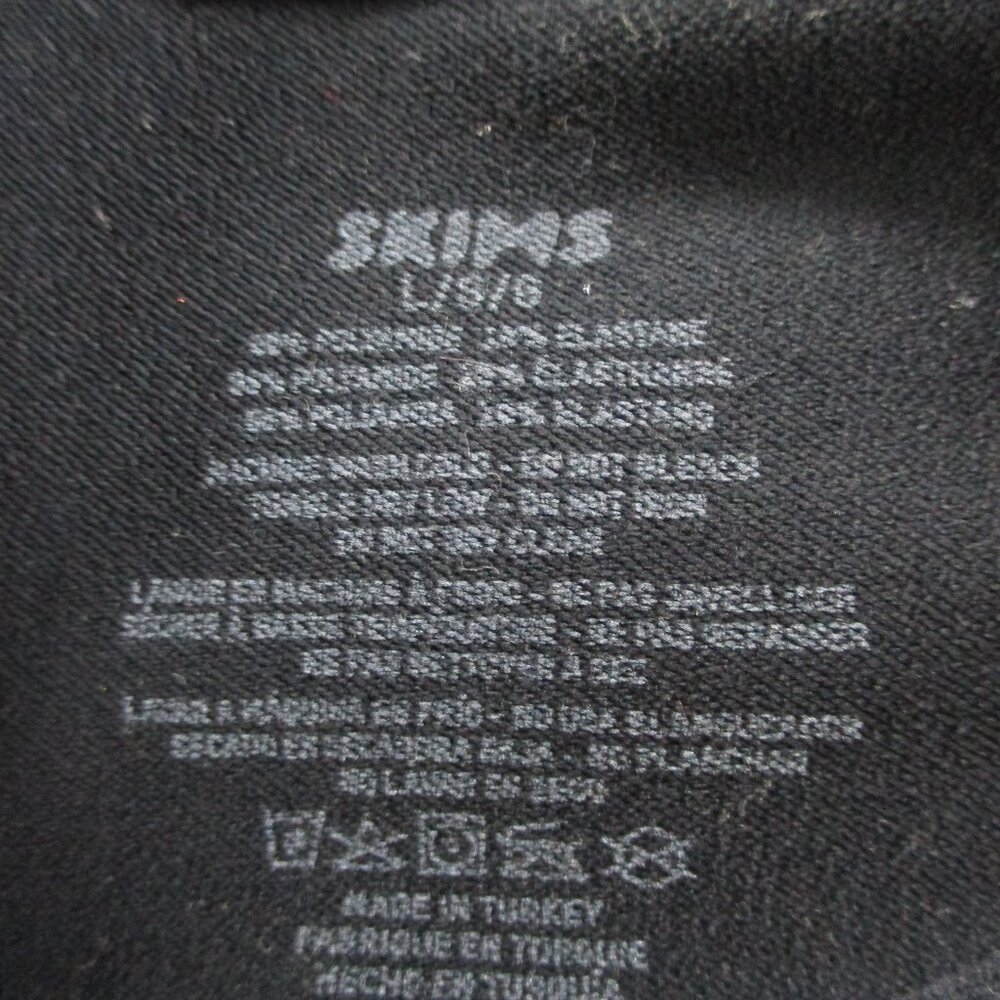Skims Black Leggings Womens Large Shaping Shapewear Pants Tights NWOT - Picture 8 of 9